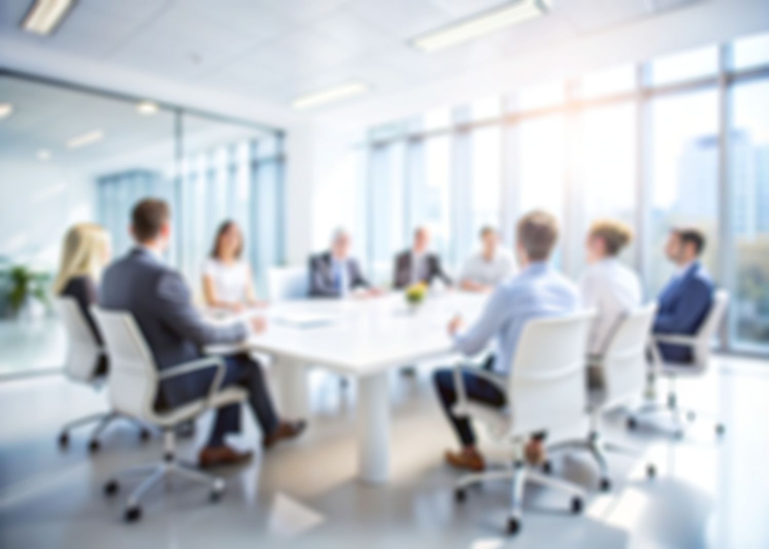 Business meeting in office